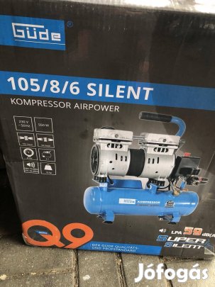 olajmentes kompresszor közvetlen hajtású Güde Airpower 105/8/6 Silent