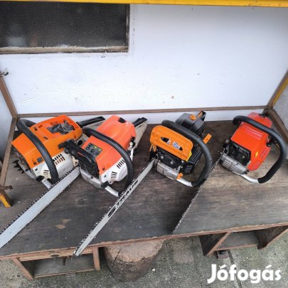 olcsó kínai láncfűrész 4db együtt 