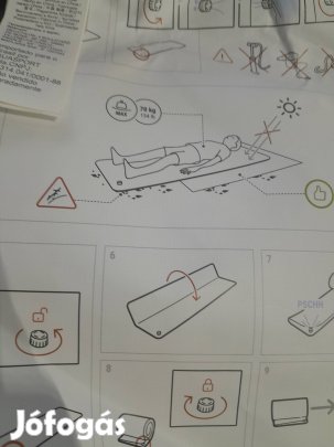 önfelfújó decathlonos matrac 