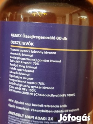 őssejt aktiváló étrend-kiegészítő kapszula 