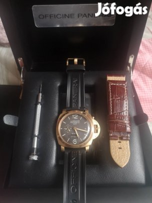 panerai luminor 1950.8 napos gmt rozé arany