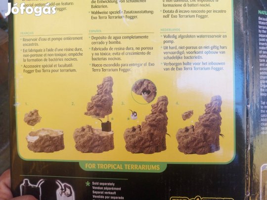 párásító terrárium szökőkút diszkut