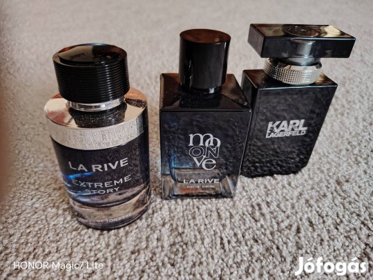 parfüm 3db egyben eladó