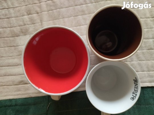 pillangós, és Tenerifés bögrék