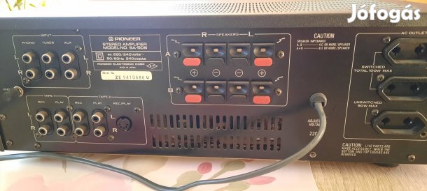 pioneer SA 508 vintage  hifi erősítő 