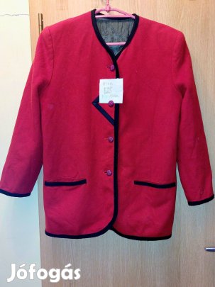 piros gyapjú kiskabat 40-42