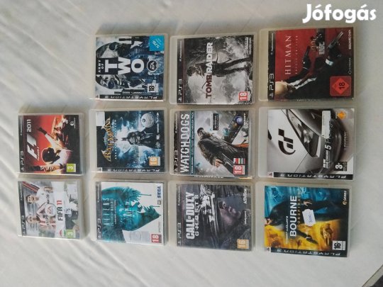 play station3  játékkonzol 10játékkal