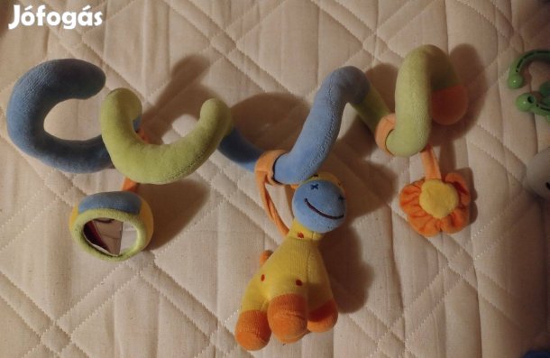 plüss Babakocsi spirál, babajáték baba játék eladó