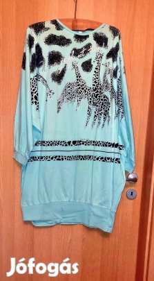 póló raglan ujjú zsirafos  rugalmas