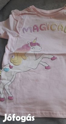 póló,unikornis,lányka új,128-134-es 