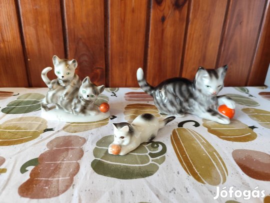 porcelán macskák