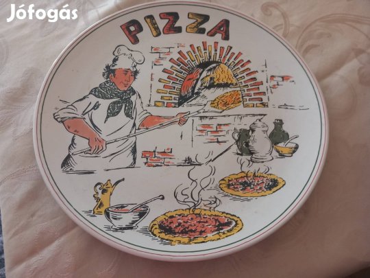 porcelán nagy pizzatányér