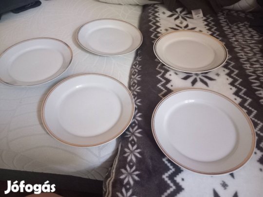 porcelán süteményes készlet
