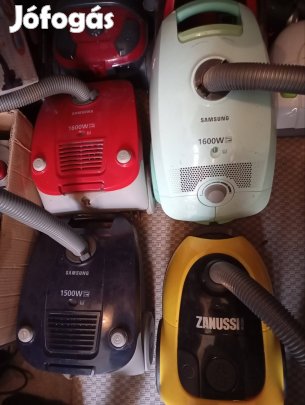 porszívók tartajos és porzsákos kivitelben kapható 