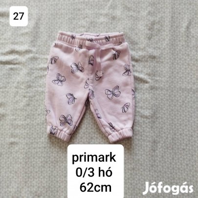 primark melegítő nadrág 62 méret 