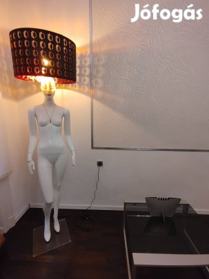 próbababa lámpa állólámpa mannequin art design