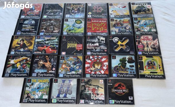 ps1 psone psx eredeti játékok egyben,de külön-külön is eladóak