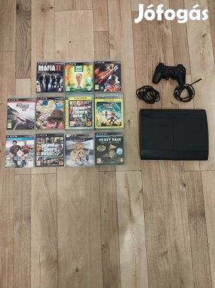 ps3 superslim 500gb játékokkal