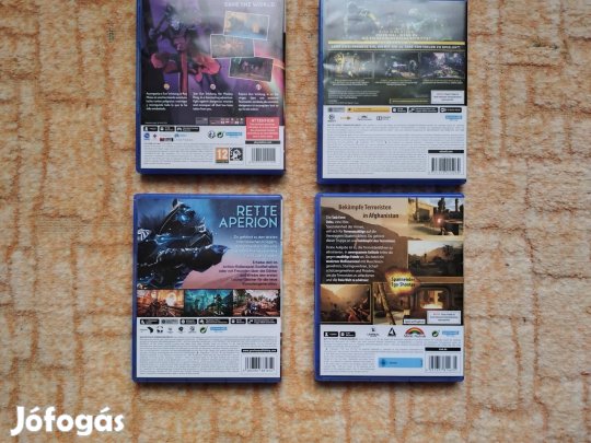 ps5 játékok nagyon szép állapotban