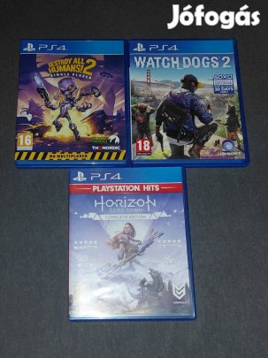 ps játékok,destroy 5k wach dog 4k horizon 4k egyben olcsóbb.. 
