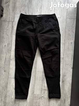 pull&bear férfi jogger fekete L