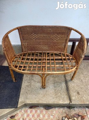 rattan kanapé 10 ezer