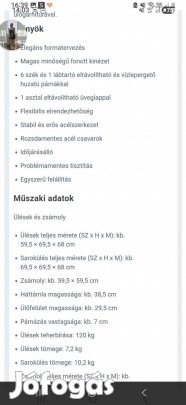 rattan kerti ülőgarnitúra