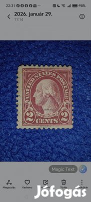 régi 2 centes bélyeg eladó