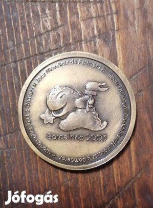 régi Barcelonai emlék érem