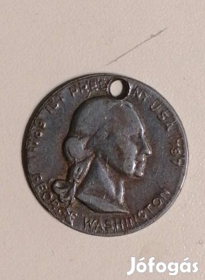 régi George Washington érme