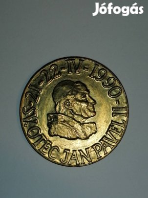 régi II.János Pal pápa érme