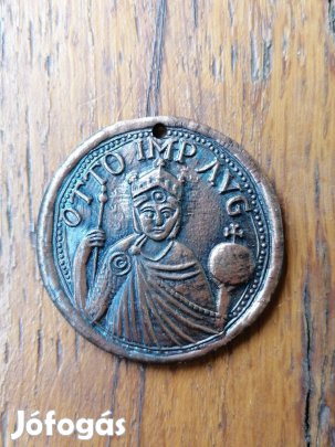 régi II.Otto király érem medál