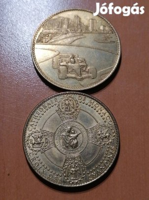 régi Monaco emlék érme