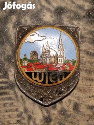 régi Szent Kristóf Wien plaket
