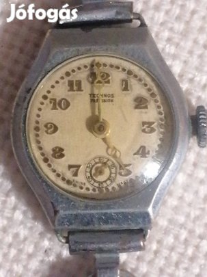 régi Téchnos Precision Svájci női mechanikus karóra 