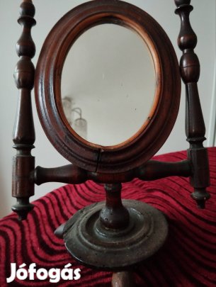 régi asztali tükör 