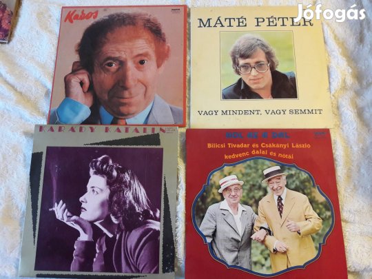 régi bakelit lemez csomag