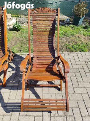 régi fa antik napozó ágy