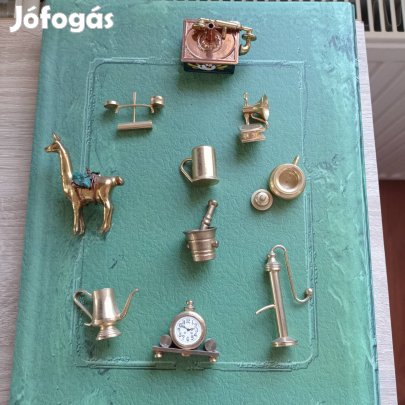 régi fém mini díszek