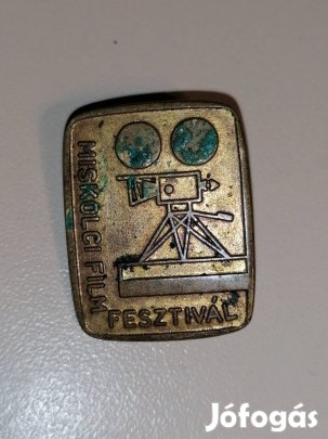 régi filmfesztivál jelvény