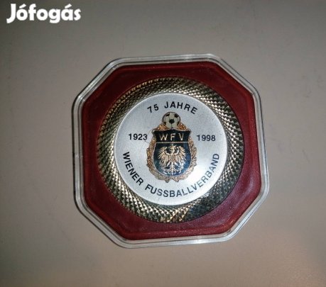 régi futball emlék plaket