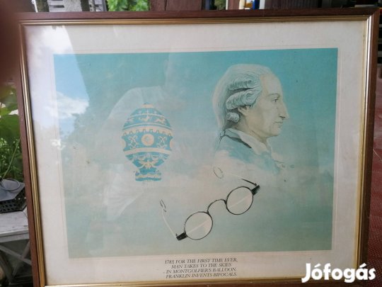 régi kép első légballon az égben