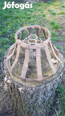 régi kosár lámpa búra