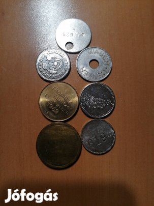 régi külföldi érme,token