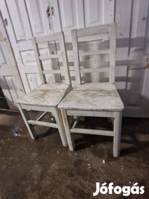 régi paraszt székek antik fa székek népi vintage bútor 