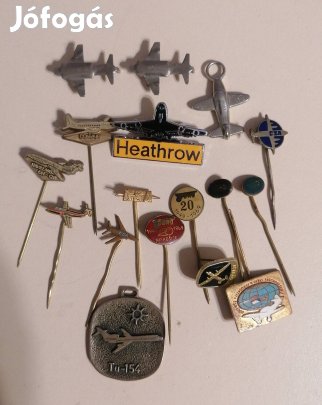 régi repülős jelvény