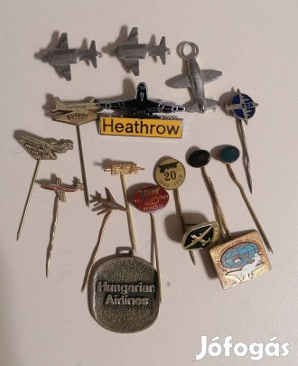 régi repülős jelvény csomag