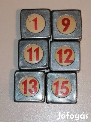 régi számos fém kocka