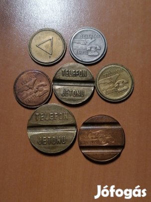 régi telefon érme