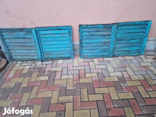 régi zsalugater párok antik árnyékoló népi dekoráció falusi régiség 